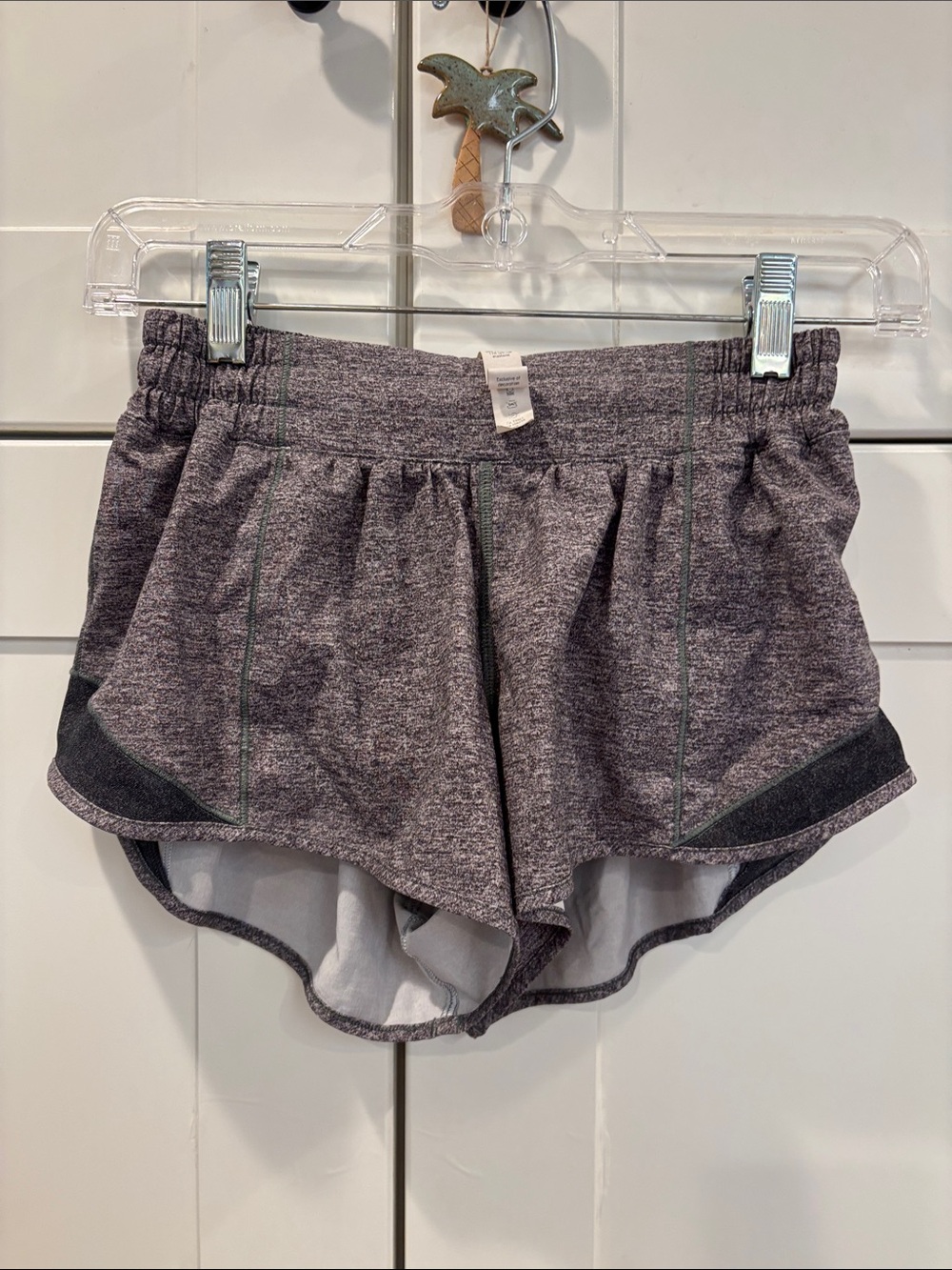 lululemon athletica Heather Gray Running Shorts